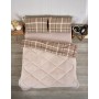 ETE HOMETEX ÇİFT KİŞİLİK LÜX WELSOFT YORGAN SETİ 195X215CM SAFİR BEJ 8696474231947